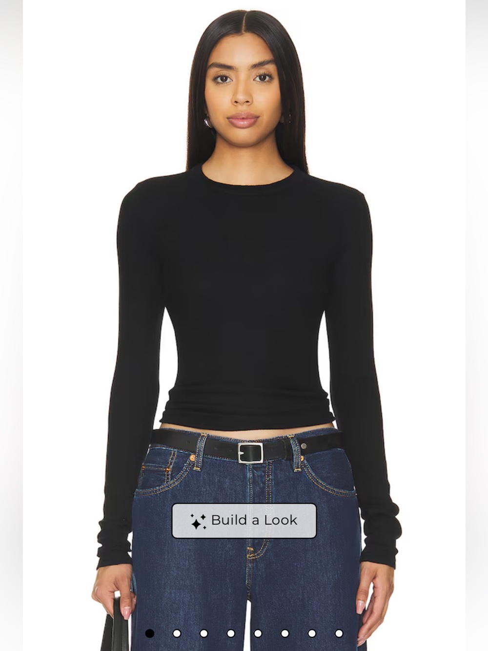Cotton Citizen Verona Crew Shirt in Jet Black